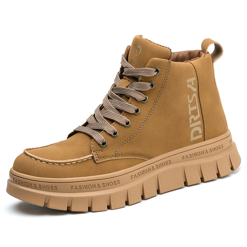 Safety shoes.Steel toe,Kevlar midsole,microfiber leather,rubber sole.
