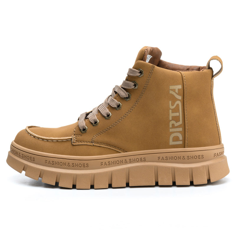 Safety shoes.Steel toe,Kevlar midsole,microfiber leather,rubber sole.